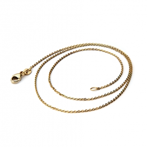 Trace round - yellow gold 18K